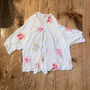 O’Neil - white floral coverup (M)
